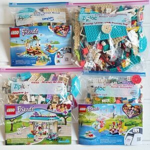 Lego Friends Lot Of 4 Sets 41085 41376 41380 41692 Complete With Instructions